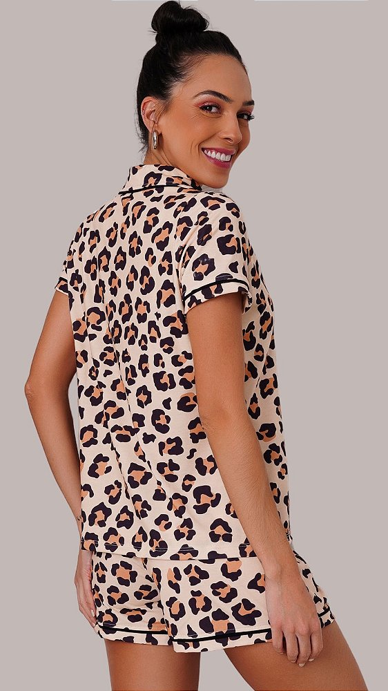 Onça - Pijama Americano Curto