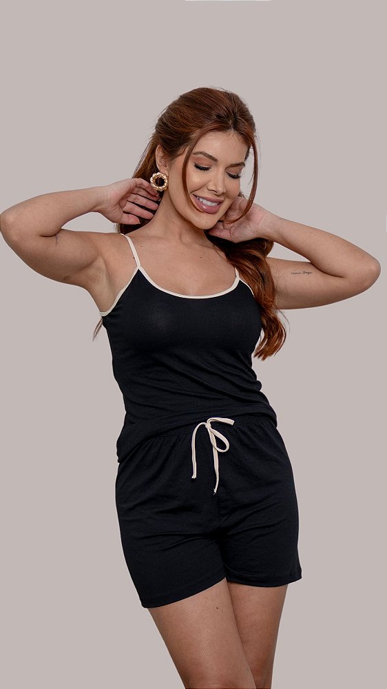 LINHA BÁSICA - PIJAMA FEMININO ALÇA