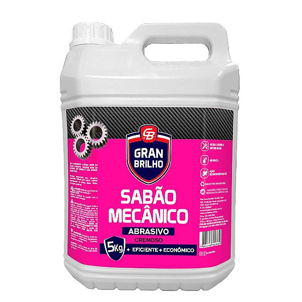 Sabao Mecanico Abrasivo Gran Brilho 5Kg