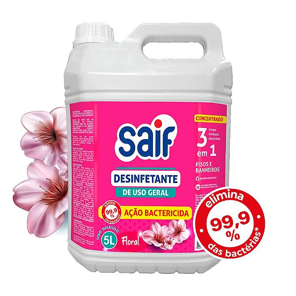 Desinfetante Floral 5L Saif