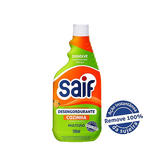 Desengordurante Multiuso Refil 500ml Saif