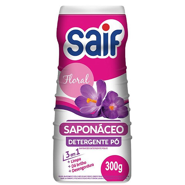 Saponáceo em Pó Floral 300g - SAIF