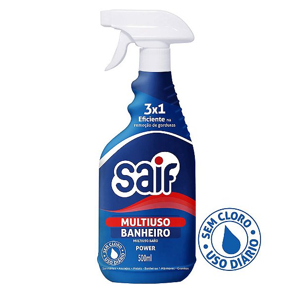 Multiuso Banheiro Gatilho 500ml Saif