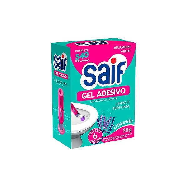 Gel Adesivo Lavanda 6 Doses Saif   39G
