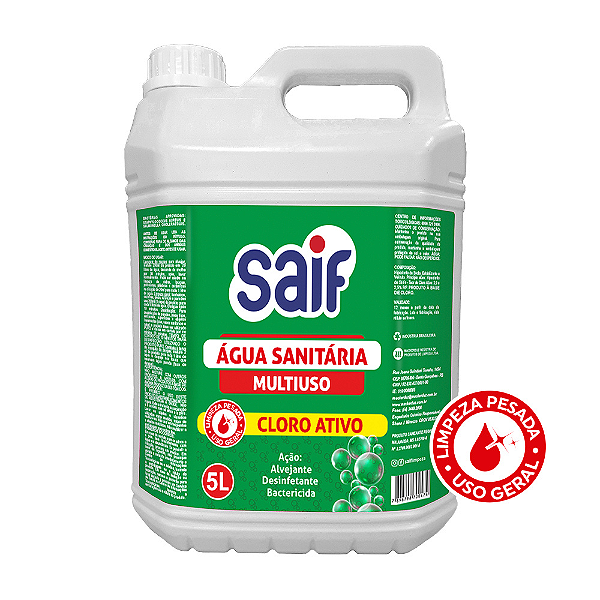 Água Sanitária 5L Saif
