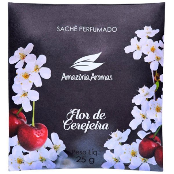 Sachê Perfumado Amazonia Aromas 25g Flor de Cerejeira