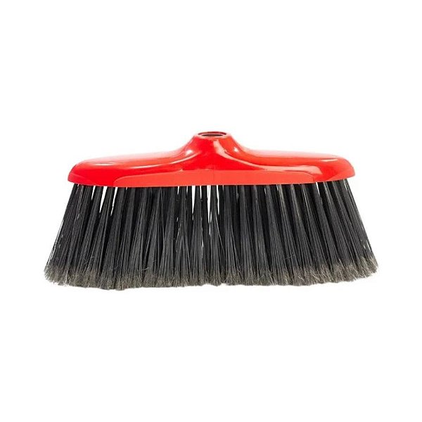 VASSOURA MULTIUSO TAM. UNICO VERMELHO C/ CINZA