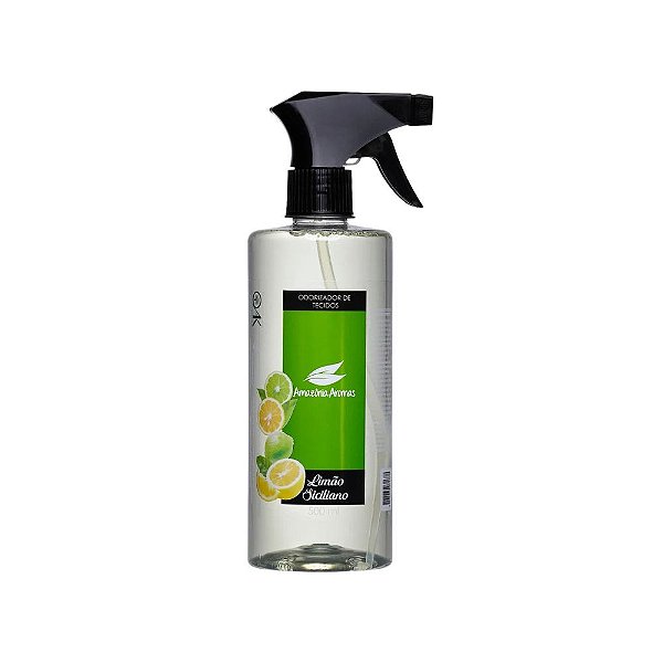 Odorizador de Tecidos Amazônia Aromas 500ml Limão Siciliano