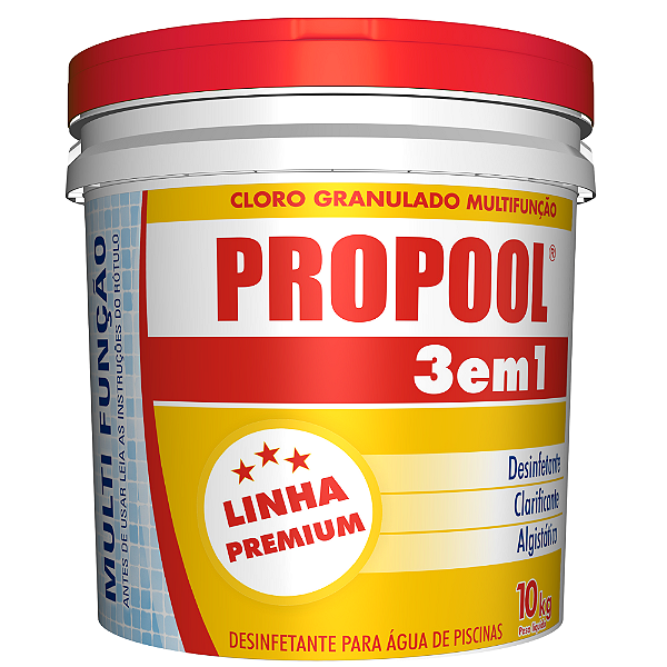 Cloro Granulado HidroAll ProPool 3 em 1 - 10kg