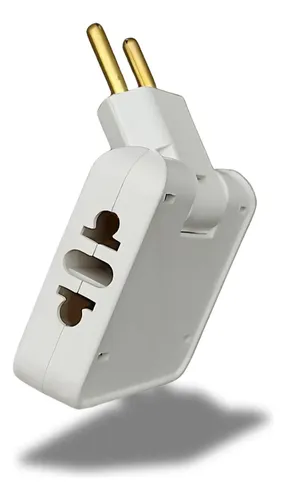 Adaptador Utilimix Tomada Universal 110V/220V Branco