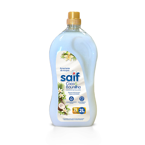Amaciante Coco e Baunilha Saif 2L