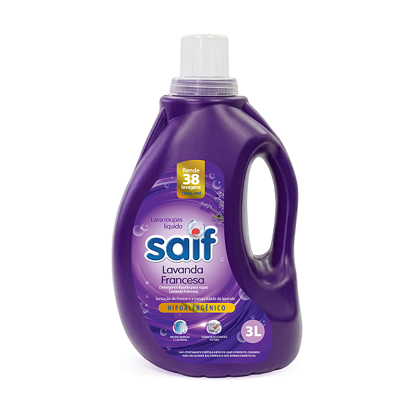 Lava Roupas Saif Lavanda Francesa 3L