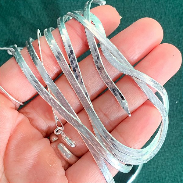 Chocker fita banhado a prata