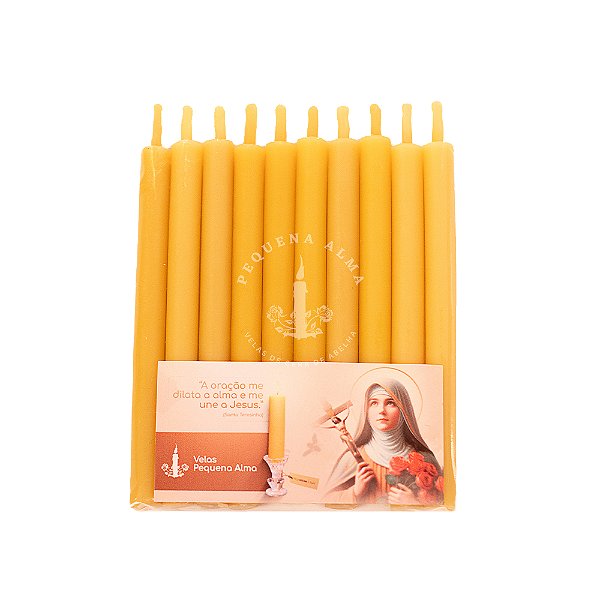 Pacote com 10 Velas palitos - 10cm x 1cm