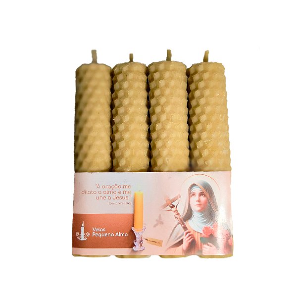 Kit 4 Velas Alveoladas - 10cm x 2cm