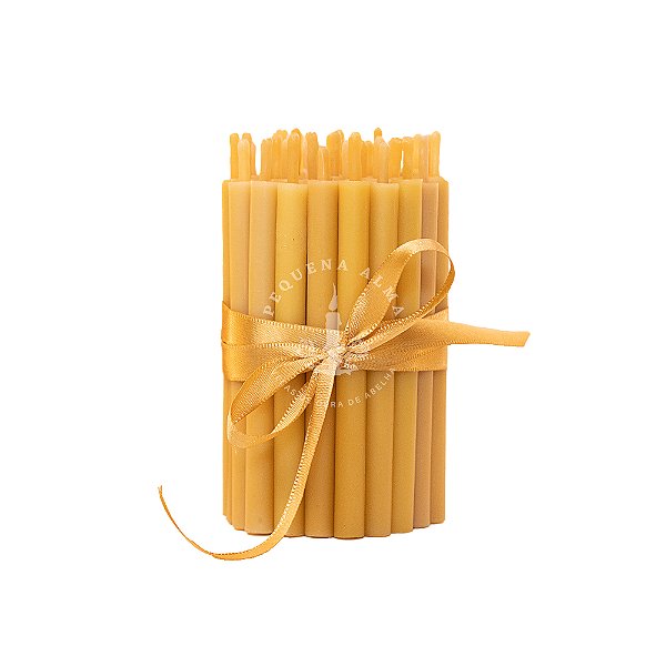 Kit 40 Velas Palitos p/ a quaresma de São Miguel - 10cm x 1cm