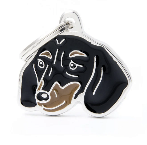 Plaquinha de Identificação Raça Dachshund "Salsicha" - MyFamily - 424335