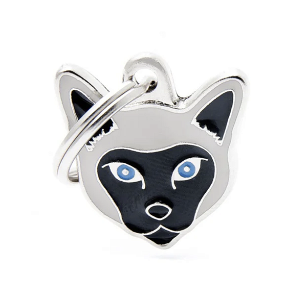 Plaquinha de Identificação Gato Siamês - MyFamily - 56766