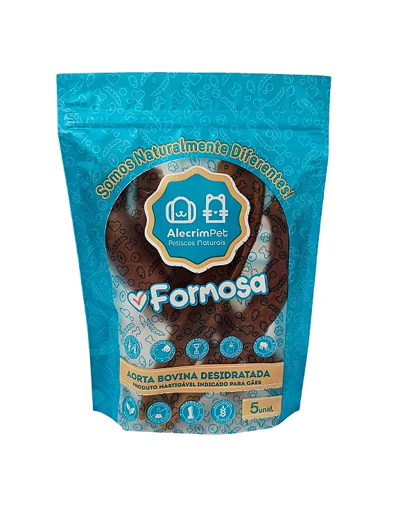 Mordedor Natural para Cães e Gatos Formosa Aorta Bovina - 164640 - Alecrim