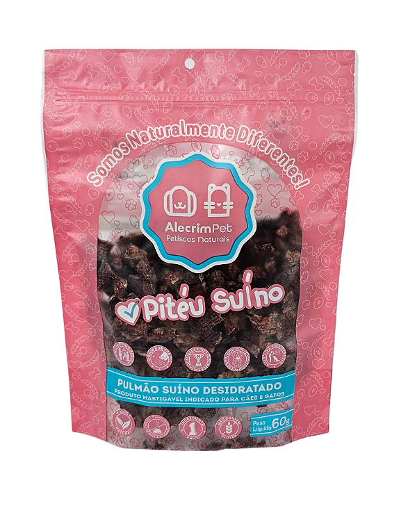 Petisco Pulmão Suíno 60g - Alecrim - 272062