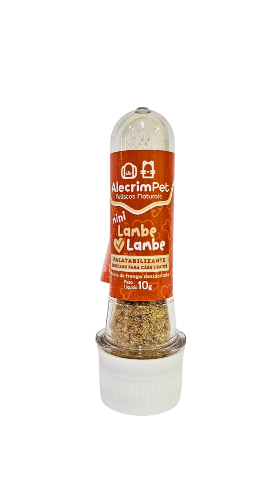 Pó Saborizante Mini Lambe-Lambe Moela de Frango 10g - Alecrim Pet - 436674