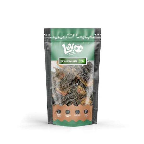 Petisco Patas de Jacaré - 100g - Luv - 148046