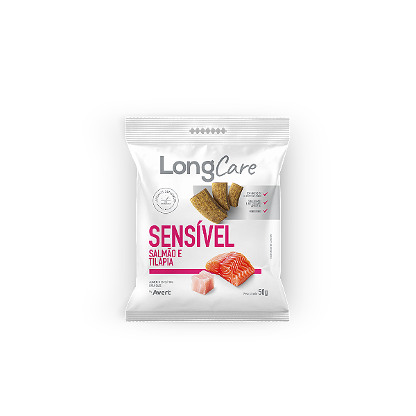 LongCare Sensível Salmão e Tilapia  - 50g - 732572