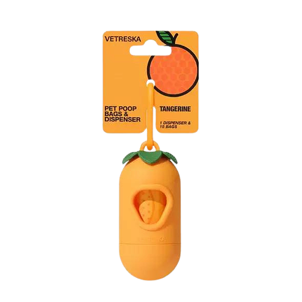 Dispenser Cata Caca + 1 rolo Aroma Tangerina - Vetreska - 911941