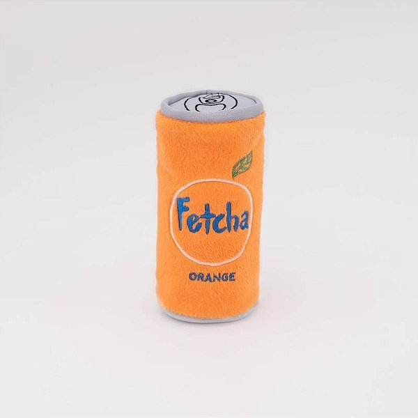 Pelúcia C/ Apito Lata Fetcha Laranja - ZippyPaws - 516261