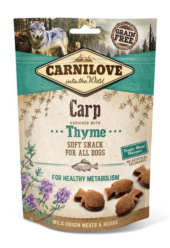 Snack Macio de Carpa C/ Tomilho 250g - Carnilove - 870476