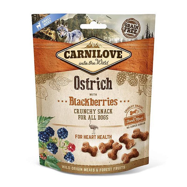Petisco Crocante de Avestruz C/ Amora 200g - Carnilove - 435974