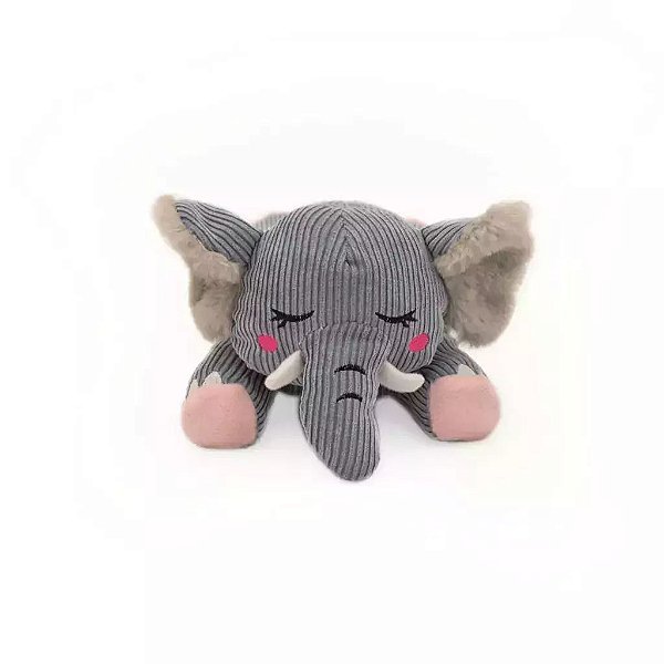 Pelúcia Elefante Snooziez C/ Som Exclusivo Para Cães - ZippyPaws - 580377