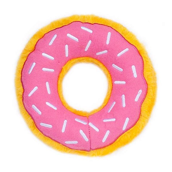 Pelúcia com Apito Donuts Morango M - ZippyPaws - 142492