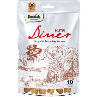 Petisco Natural Nutri Diner Sabor Carne e Frango 180g - Dentalight - 681926