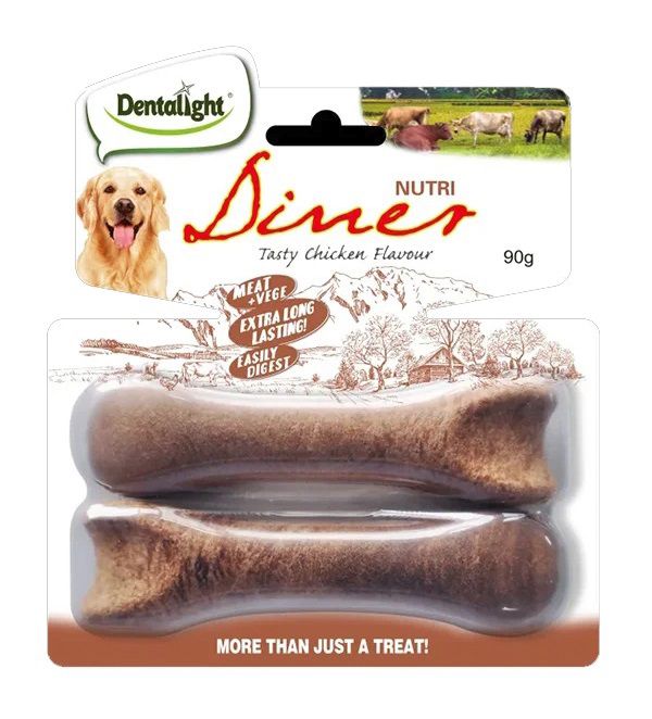 Petisco Nutri Diner Sabor Carne 2 Unidades - Dentalight - 56154