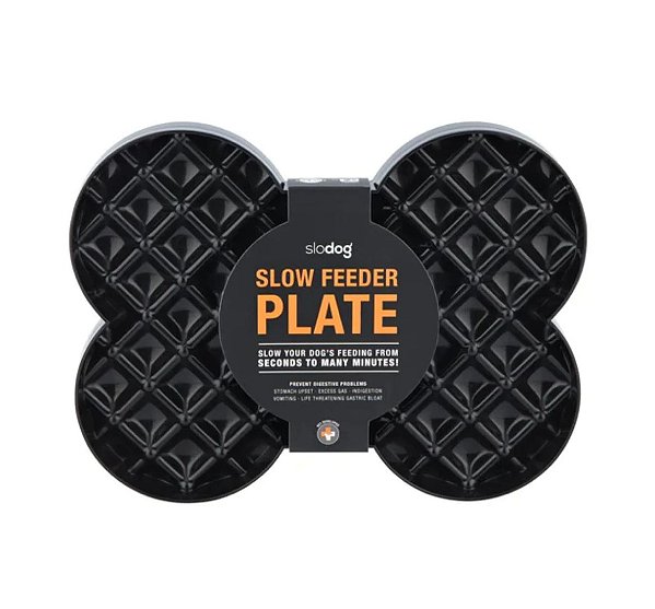 Comedouro Lento Preto - LickiMat Slodog - 806658
