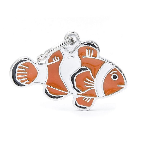 Plaquinha de Identificação Peixe Palhaço - MyFamily - 336795