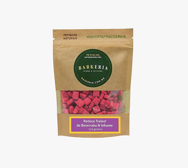 Petisco Treino de Beterraba e Inhame 125g - Barkeria - 787747