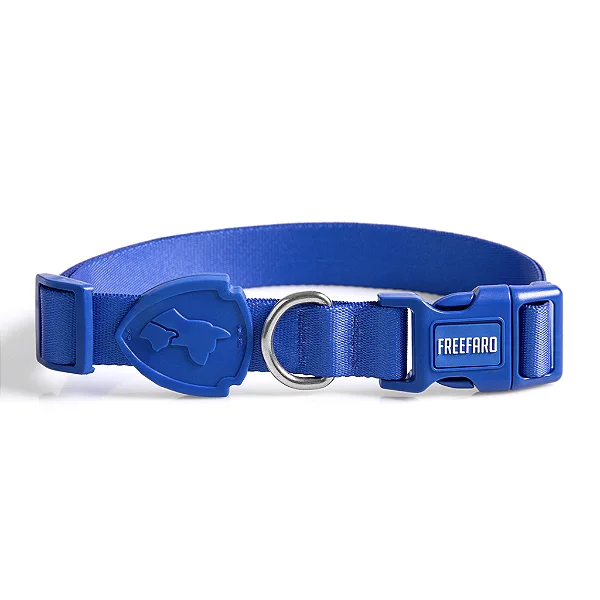 Coleira para Cães Flat Azul - FreeFaro