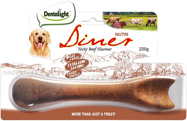 Petisco Nutri Diner Sabor Carne 220g - Dentalight - 56146