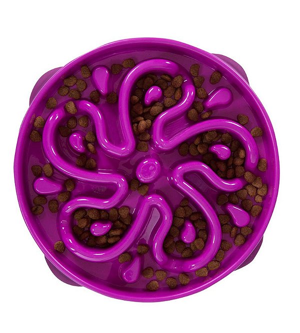 Comedouro Lento Fun Feeder Slo Bowl - Outward Hound - 929396