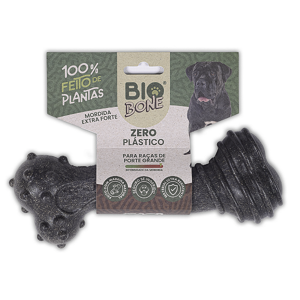 Mordedor Osso GG Fibra de Madeira Mordida Extra Forte - Biobone - 939191
