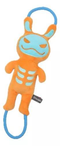 Brinquedo Pelúcia Cabo de Guerra Coelho Laranja - Petta - 996977