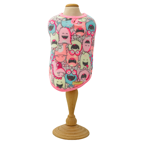 Roupinha Blusa Soft Monstrinho Rosa - Pink e Fanny - 199670/854254