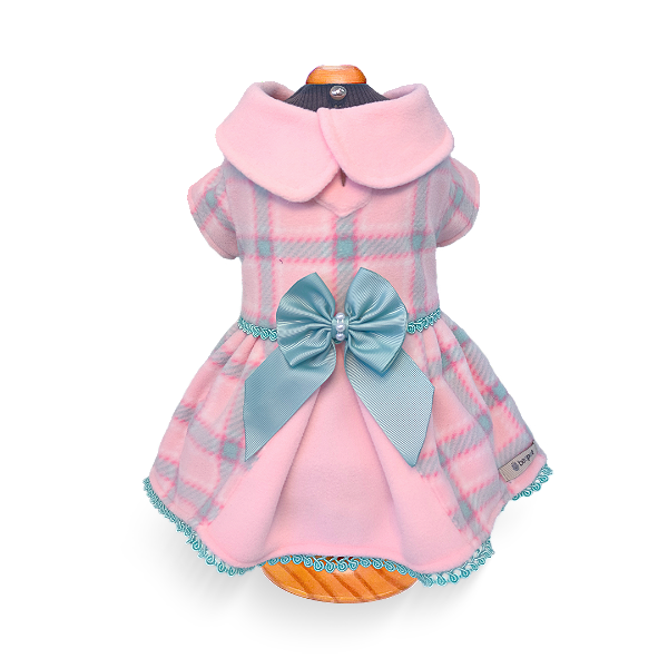 Vestido Microsoft Tartan Rosa - Beepet - 103740