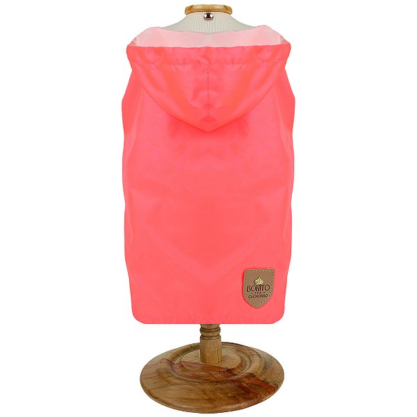 Corta Vento com Capuz Coral - Bonito pra Cachorro - 978065