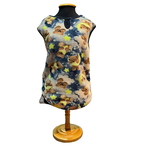 Blusa Microsoft Ursinhos Estrelados Azul - Pink & Fanny - 55182
