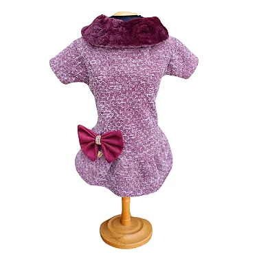 Vestido Lã Mescla Bordô - Pink & Fanny - 54976