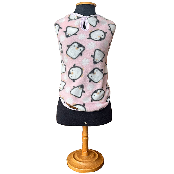 Blusa Soft Pinguins Rosa - Pink & Fanny - 580621