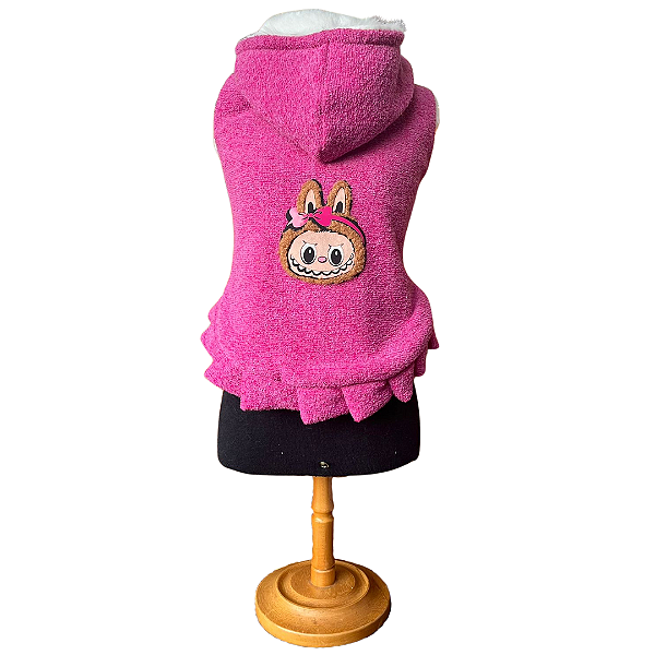 Casaco Labubu Forro Carneirinho Rosa - Pink & Fanny - 940689